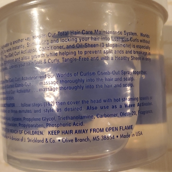 *: World of Curls The Original Gel 3 Steps In 1 Activator - Regular 32 Oz - Picture 6 of 6